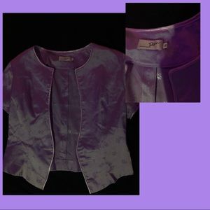 satin lavender y2k top